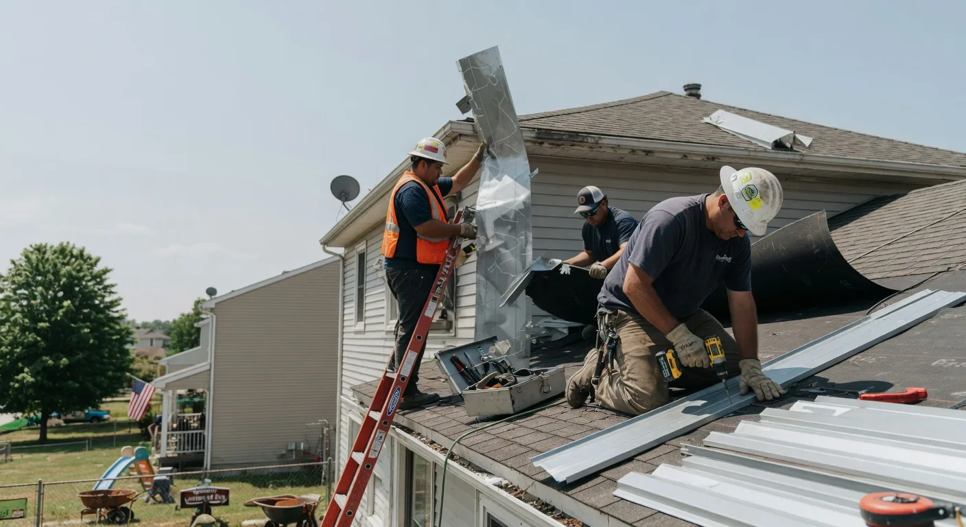 Storm Damage Metal Roof Repair in Sand Springs, MT